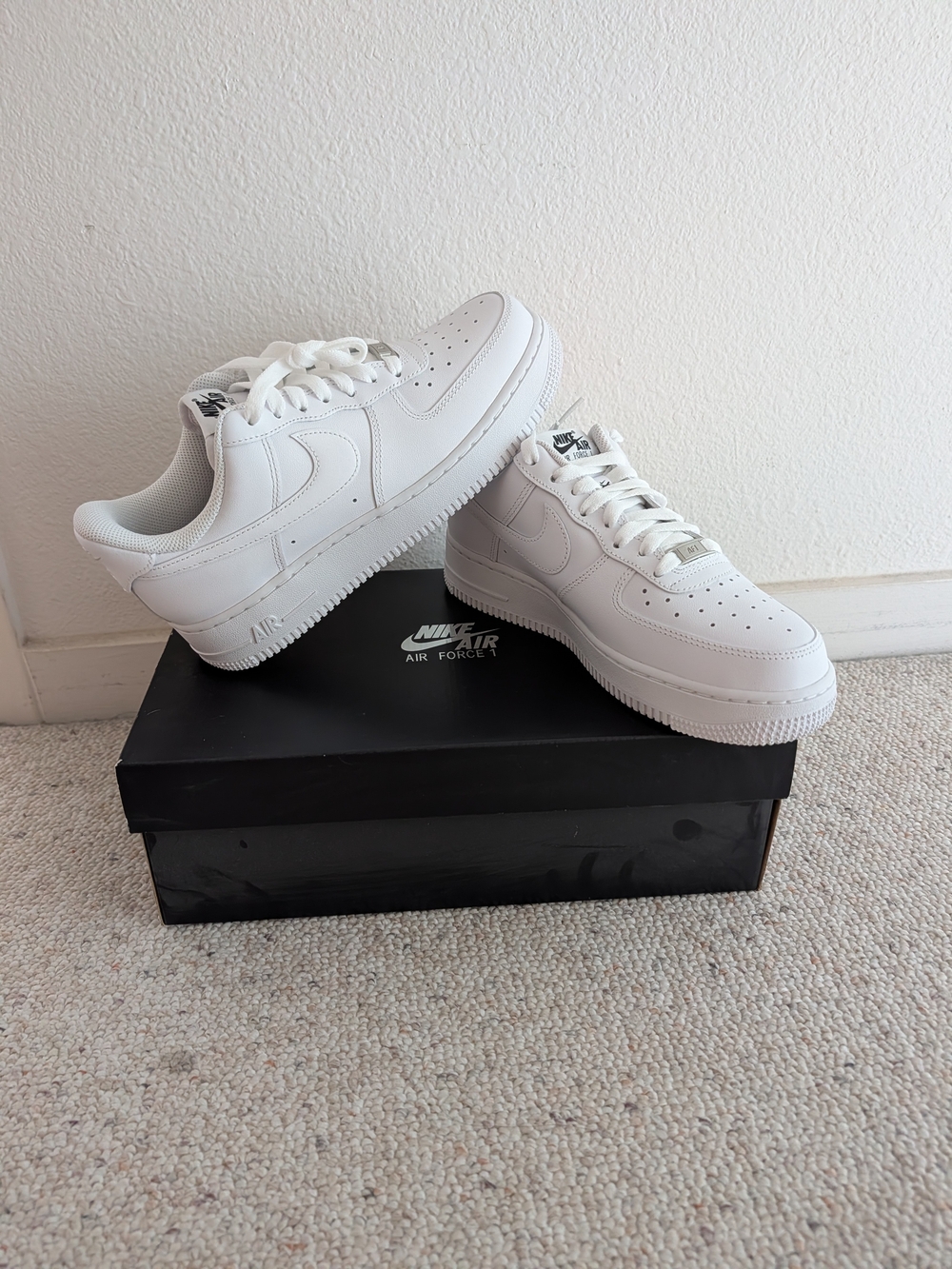 Nike Air Force 1 Low Leather Slip-on Sneakers